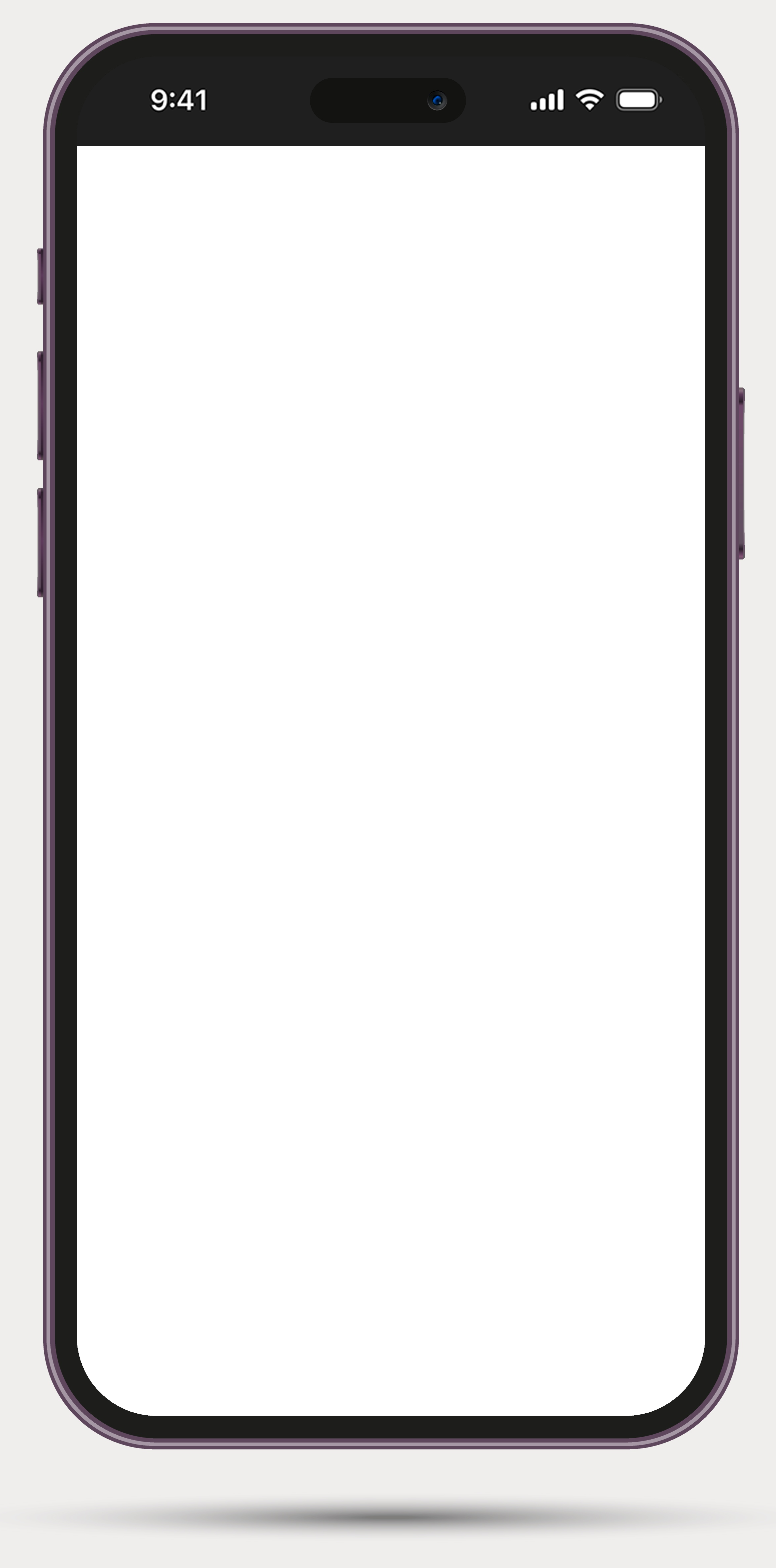 Phone mockup frame